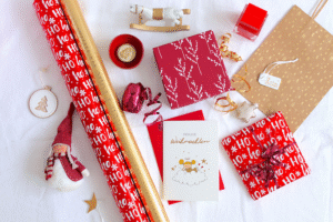 Aus der Geschenkwerkstatt: Verpacken der Weihnachtsgeschenke