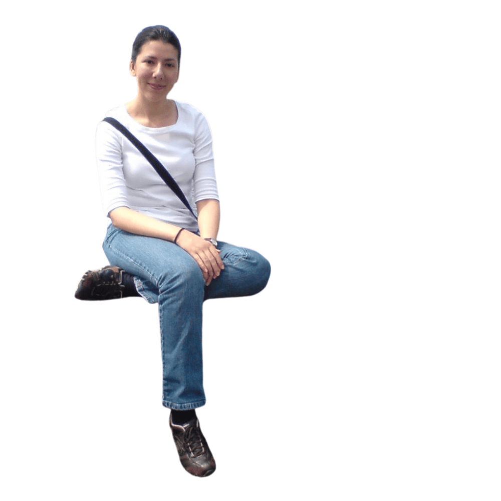 Mein Portrait, sitzend
