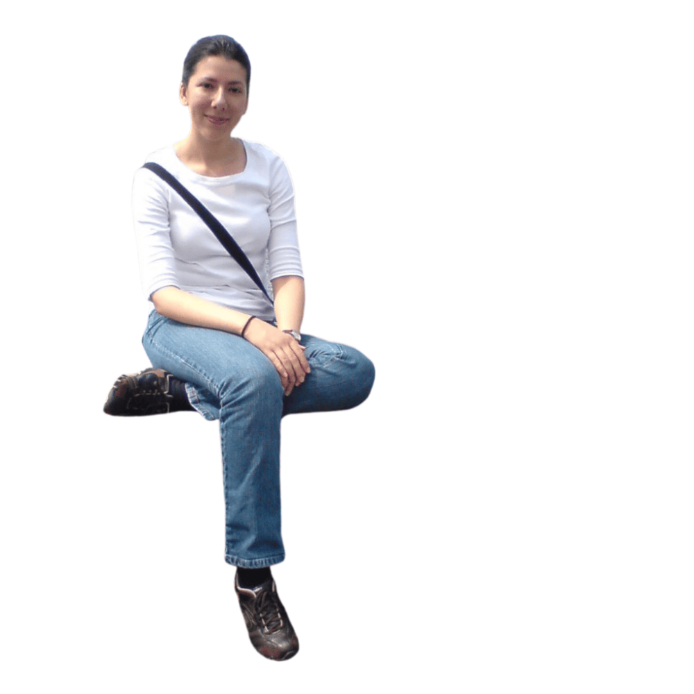 Mein Portrait, sitzend